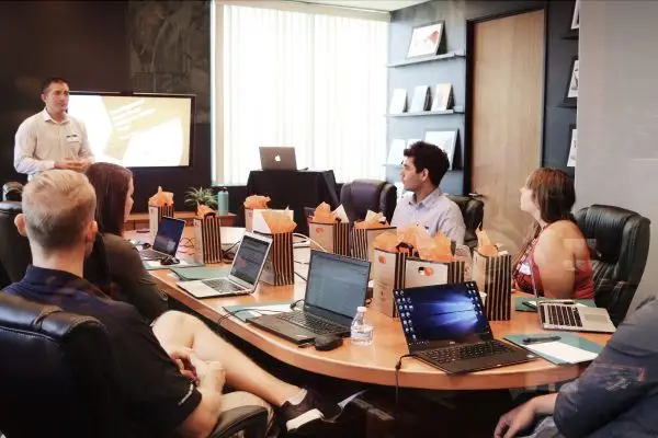 Présentation en milieu professionnel